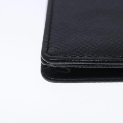 Louis Vuitton Porte Cartes Taiga Leather, Gray, Leather, Wallet