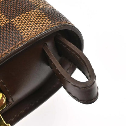 Louis Vuitton Pochette Saint Louis Damier, Brown, Canvas, Clutch