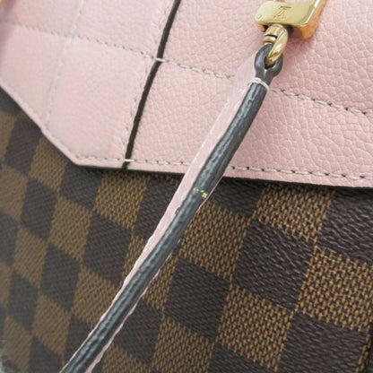 Louis Vuitton Clapton Damier and Leather, Brown, Canvas, Backpack