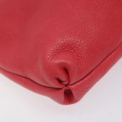Salvatore Ferragamo Gancini Leather, Pink, Leather, Shoulder Bag