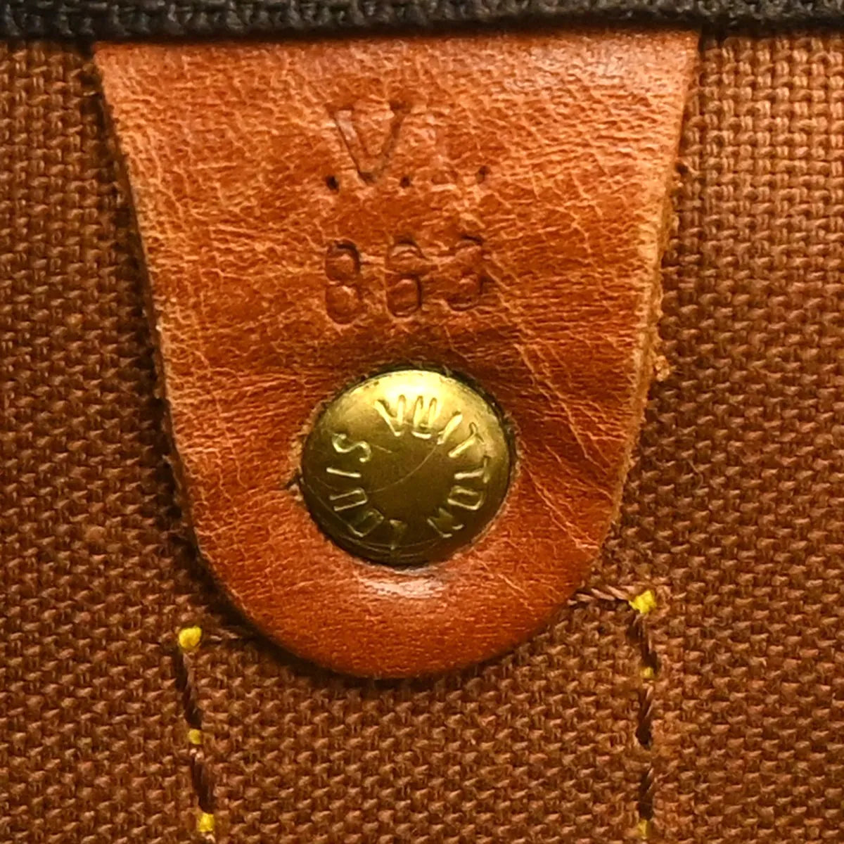 Louis Vuitton Keepall Monogram, Brown, Canvas, Travel Bag