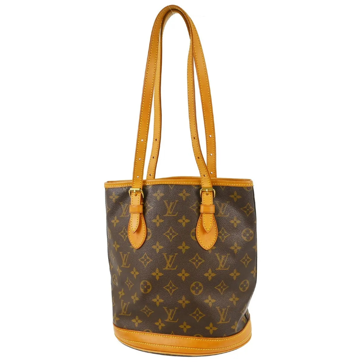 Louis Vuitton Bucket Monogram Canvas, Brown, Canvas, Tote Bag