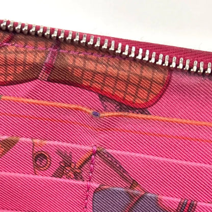 Hermes Azap Zip Around Epsom, Red, Leather, Wallet