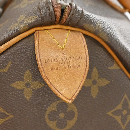 Louis Vuitton Speedy Monogram Canvas, Brown, Canvas, Handbag