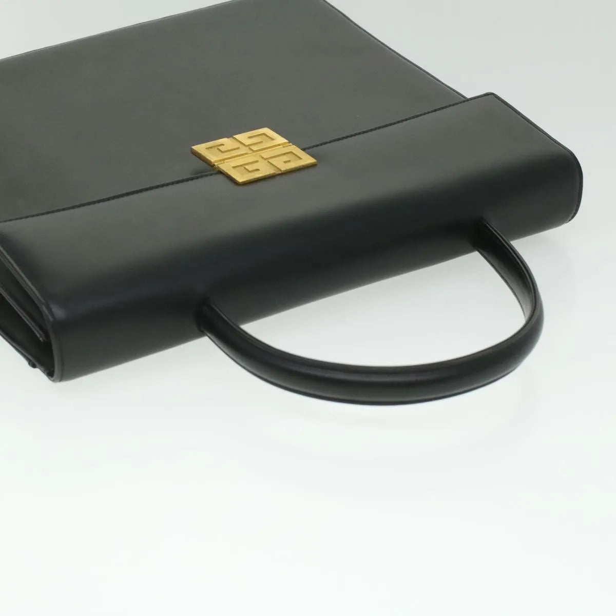Givenchy Vintage 4G Leather, Black, Leather, Handbag