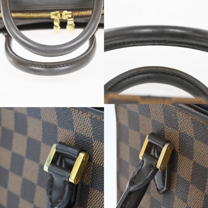 Louis Vuitton Triana Damier, Brown, Leather, Handbag