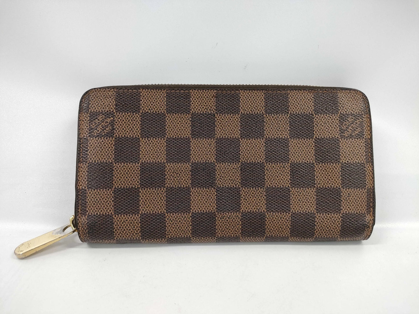 Louis Vuitton Zippy Organizer Damier Ebene, Brown, Canvas, Wallet