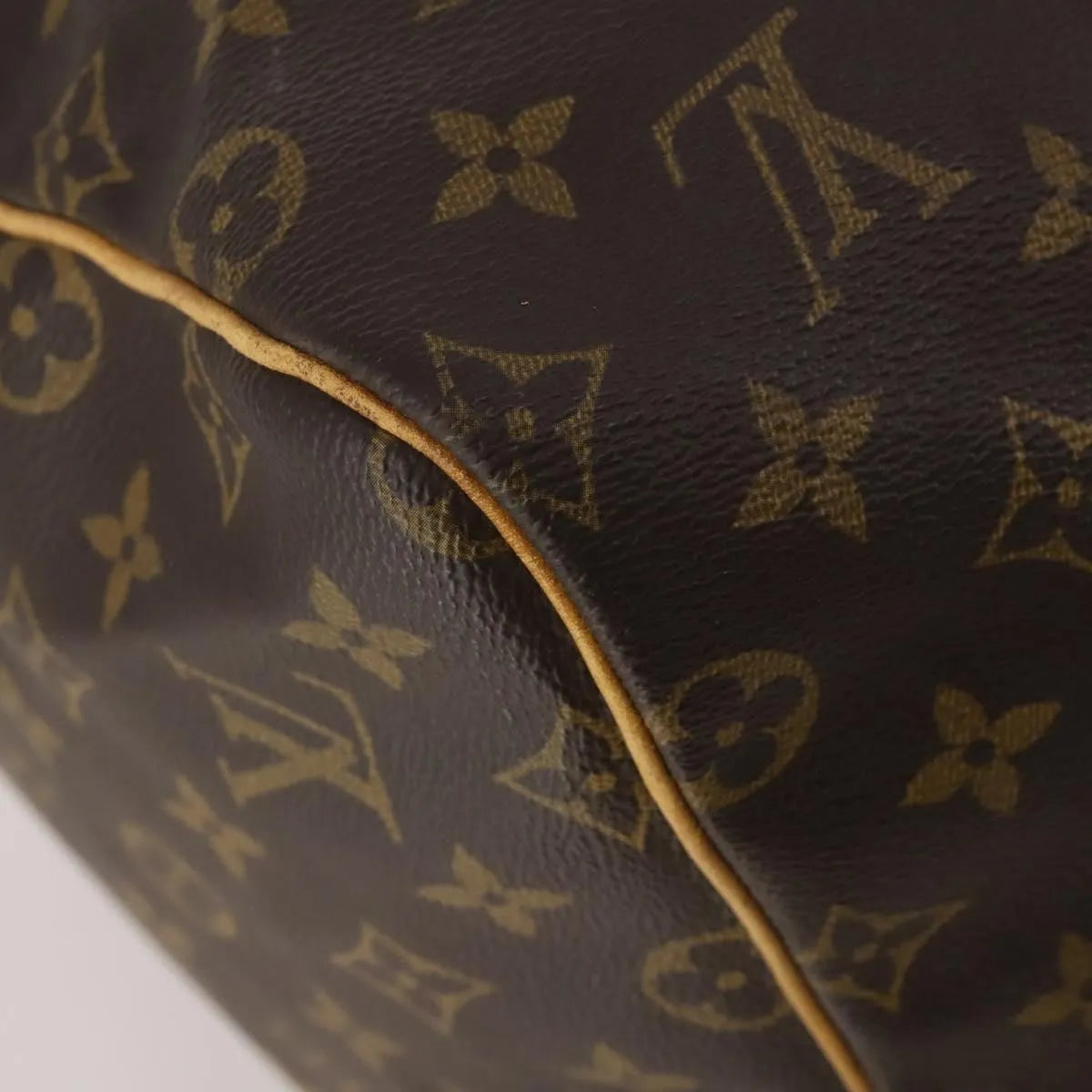 Louis Vuitton Keepall Canvas, Brown, Canvas, Travel Bag