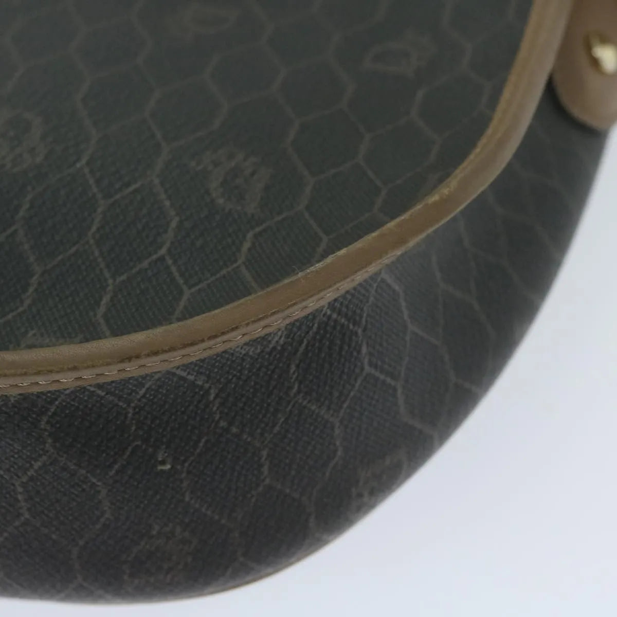Christian Dior Vintage CD Flap Canvas, Black, Canvas, Shoulder Bag