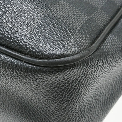 Louis Vuitton Daniel Messenger Damier Graphite, Black, Canvas, Shoulder Bag