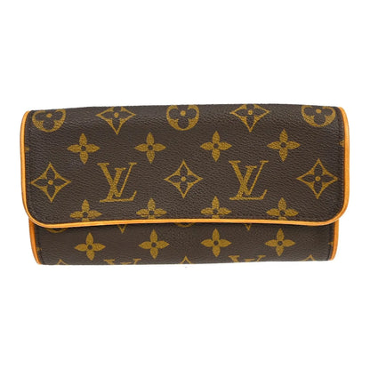 Louis Vuitton Twin Monogram Canvas, Brown, Canvas, Clutch
