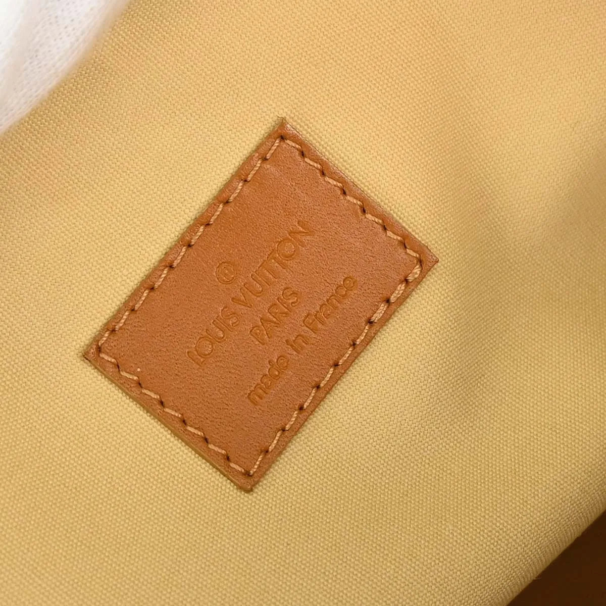 Louis Vuitton Sac Mary Kate Mini Lin, Beige, Canvas, Handbag