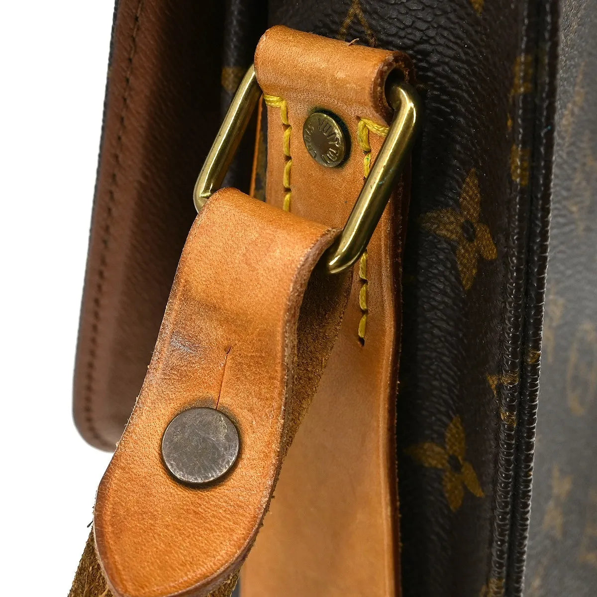 Louis Vuitton Cartouchiere Monogram Canvas, Brown, Canvas, Shoulder Bag