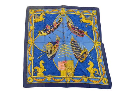 Hermes Carré 90 Silk multicolor, Multicolour, Silk, Scarf