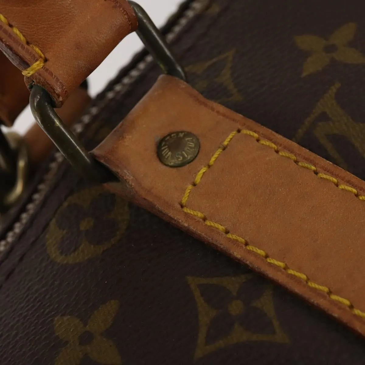Louis Vuitton Keepall Monogram Canvas, Brown, Canvas, Travel Bag