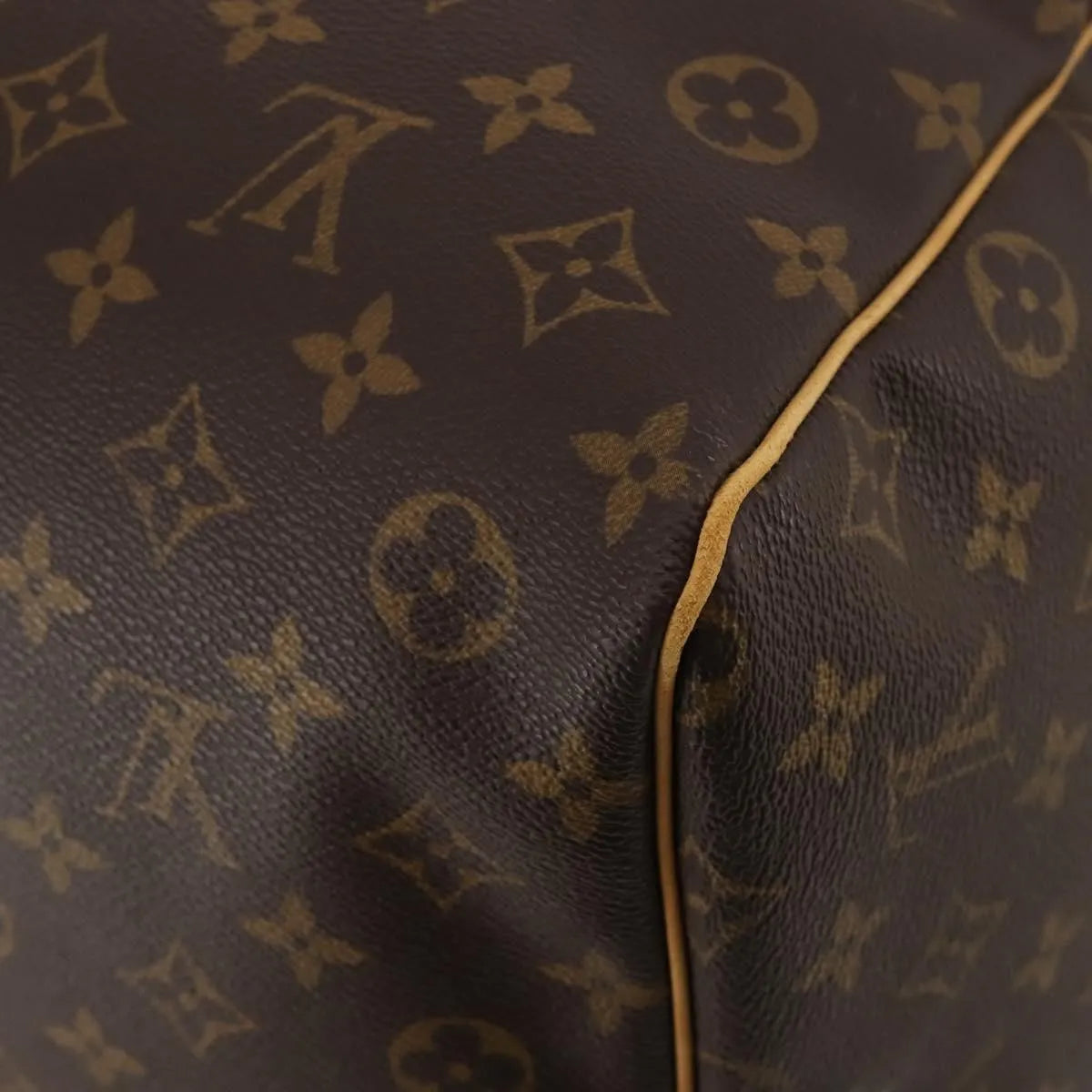 Louis Vuitton Keepall Monogram Canvas, Brown, Canvas, Travel Bag