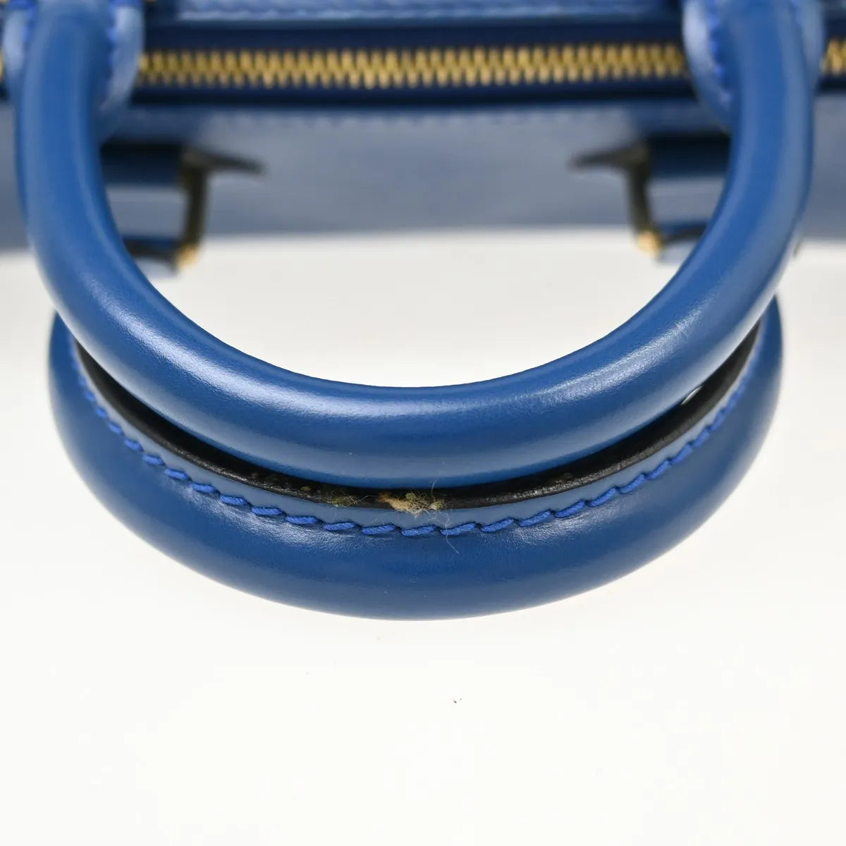 Louis Vuitton Speedy Epi Leather, Blue, Leather, Handbag