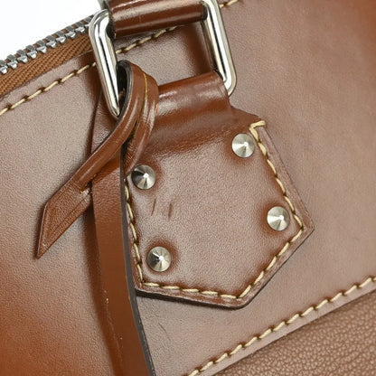 Louis Vuitton Suhali Lockit Leather, Brown, Leather, Handbag