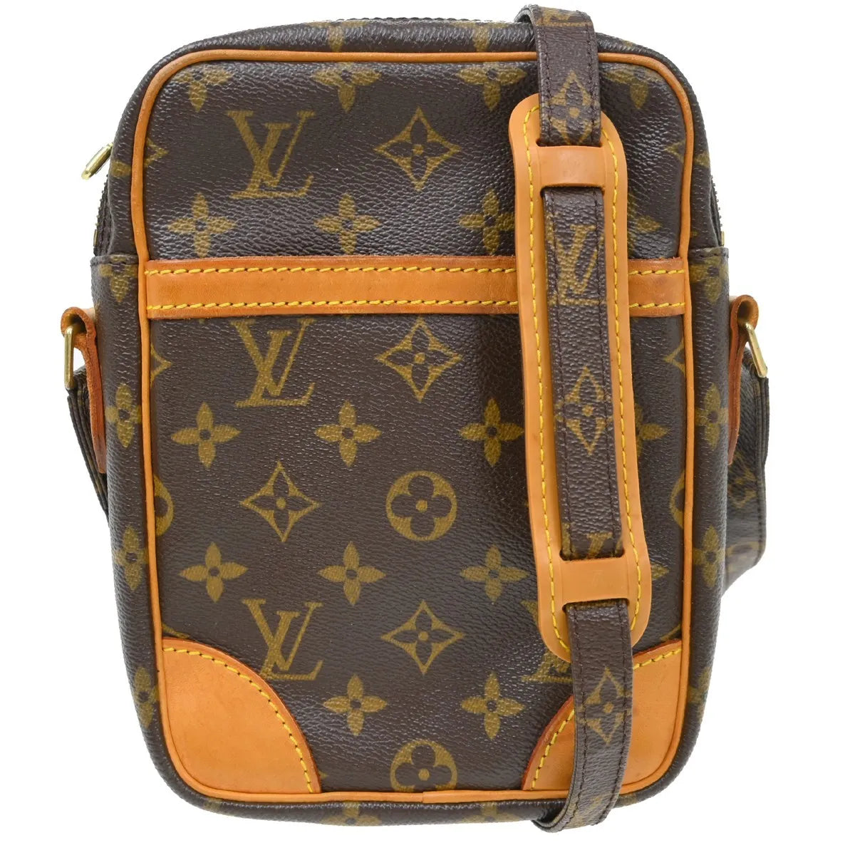 Louis Vuitton Danube Monogram Canvas, Brown, Canvas, Shoulder Bag