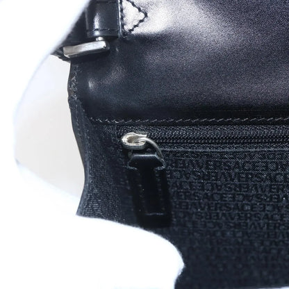 Versace Vintage Clutch Leather, Black, Leather, Clutch
