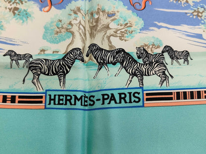 Hermes Carré 90 Silk multicolor, Multicolour, Silk, Scarf