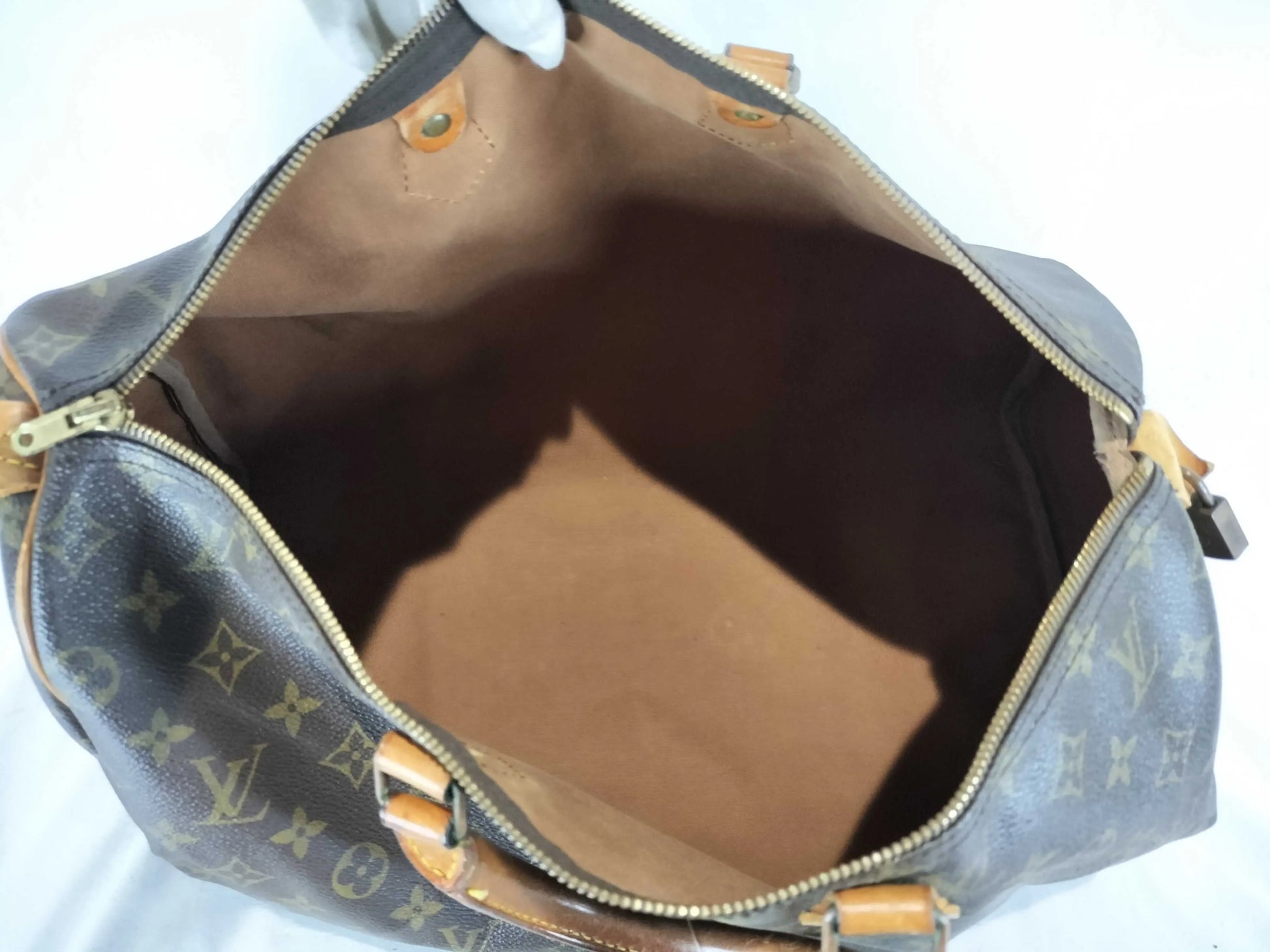 Louis Vuitton Speedy Monogram Canvas, Brown, Canvas, Handbag