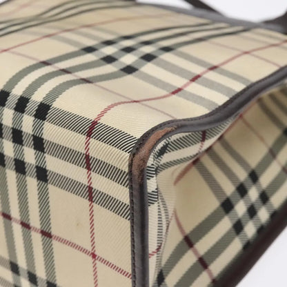 Burberry Nova Check Nylon, Beige, Nylon, Handbag