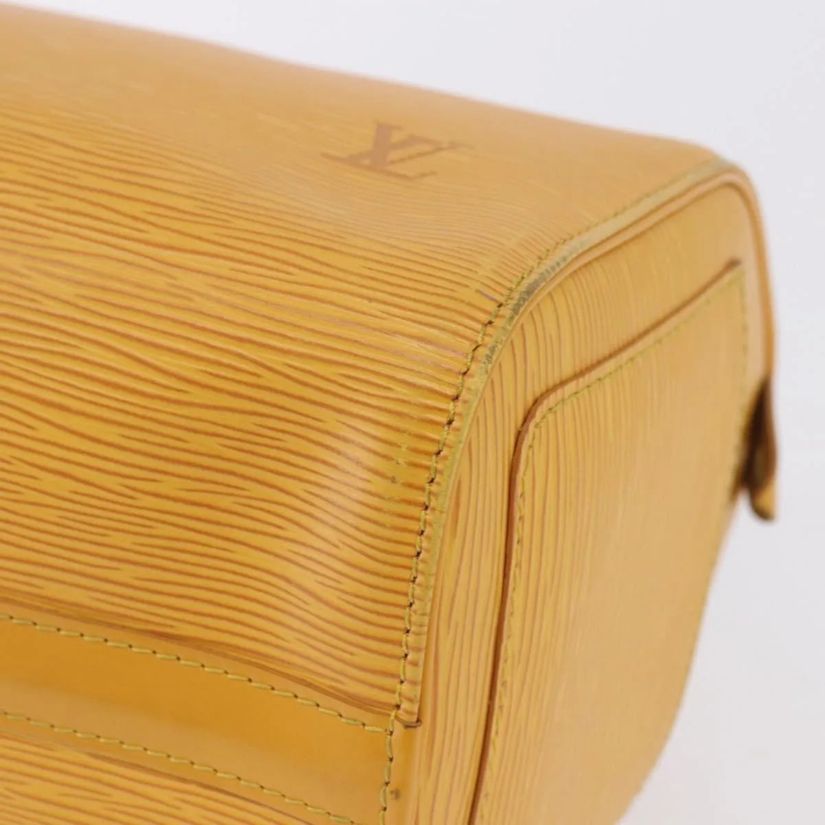 Louis Vuitton Speedy Epi, Yellow, Leather, Handbag
