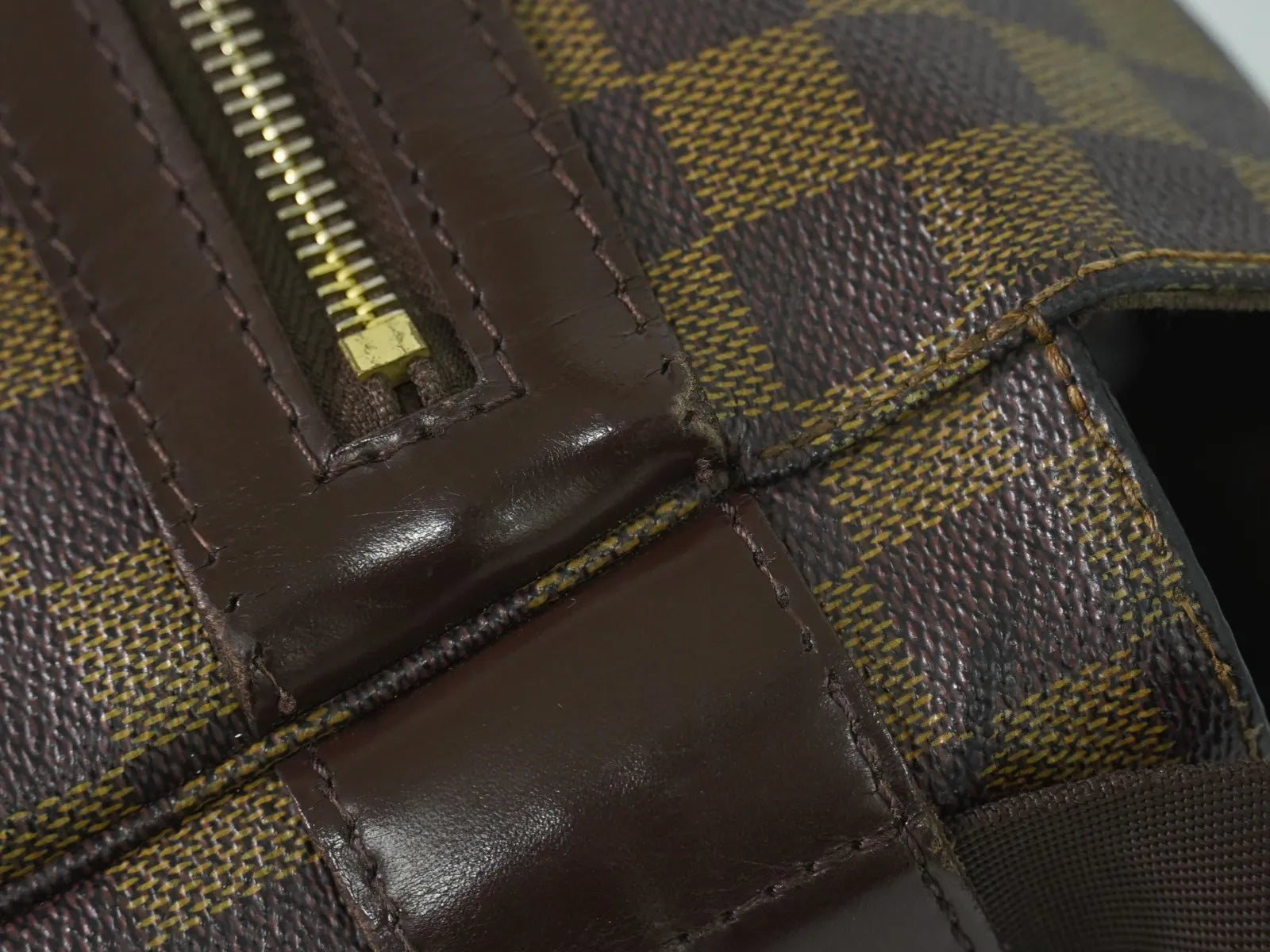 Louis Vuitton Bastille Damier, Brown, Canvas, Shoulder Bag