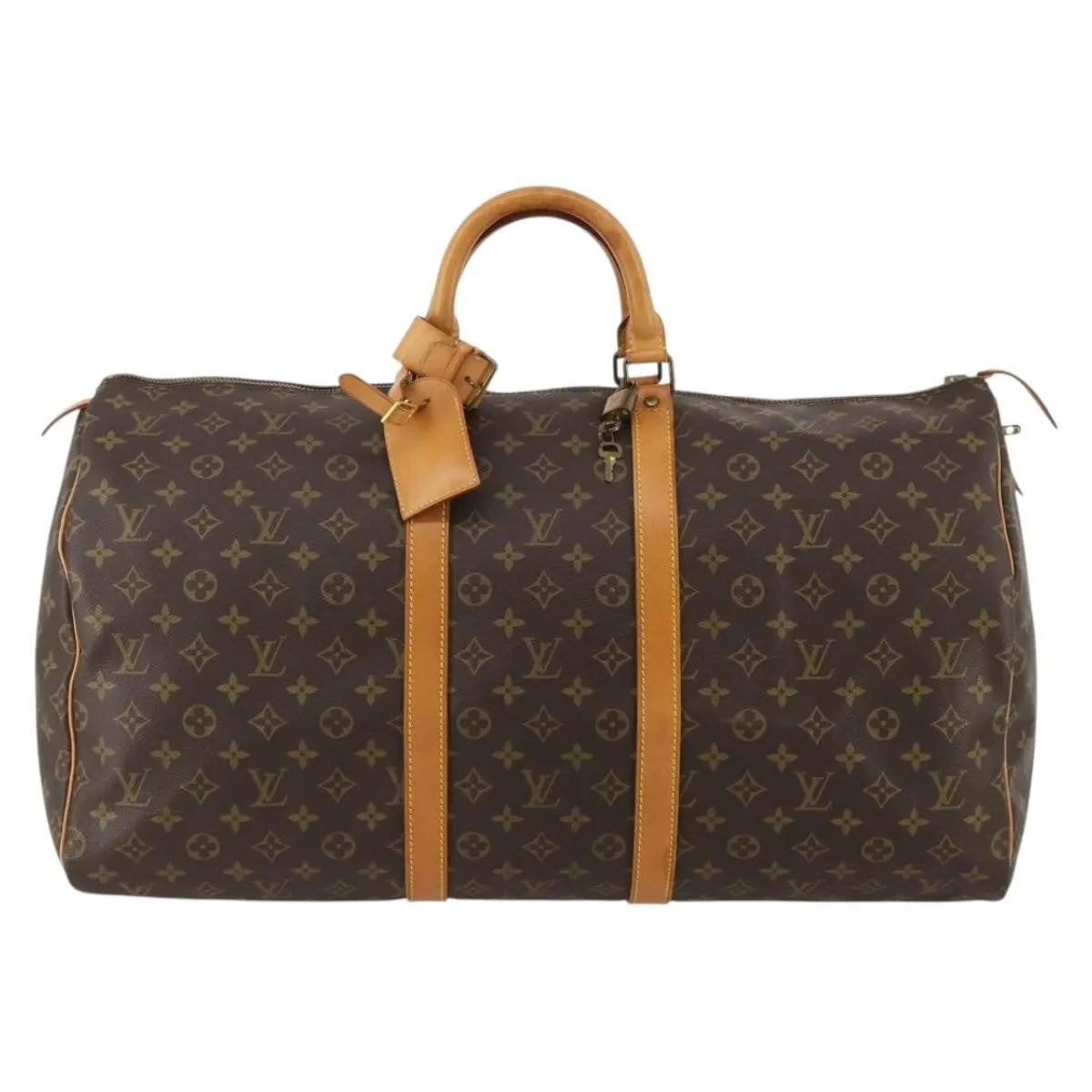 Louis Vuitton Keepall Monogram Canvas, Brown, Canvas, Travel Bag