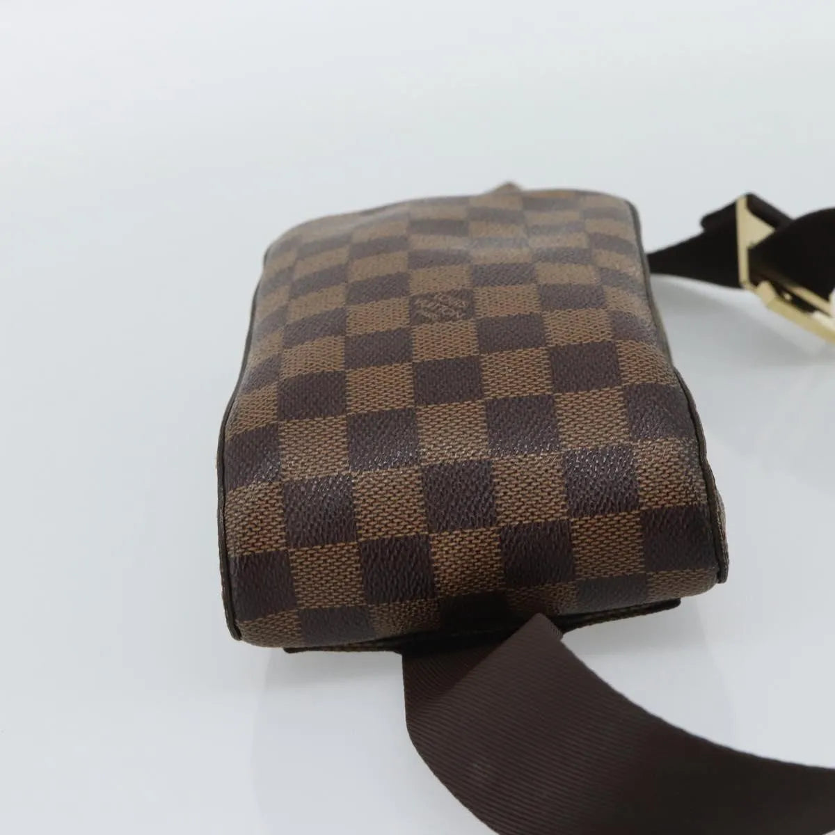 Louis Vuitton Geronimos Waist Damier, Brown, Canvas, Shoulder Bag