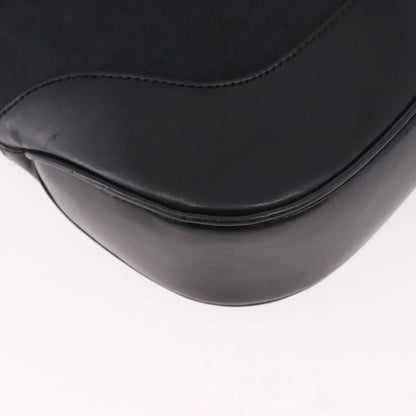 Gucci Vintage Jackie O Hobo Canvas and leather, Black, Canvas, Shoulder Bag