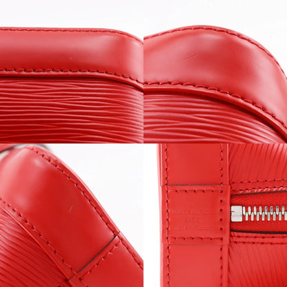 Louis Vuitton Alma Epi Leather, Red, Leather, Handbag