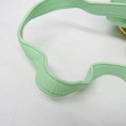 Bottega Veneta Mount Leather, Green, Leather, Shoulder Bag