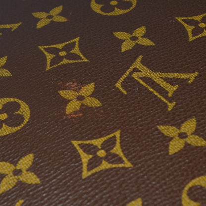 Louis Vuitton Poche Documents Monogram Canvas, Brown, Canvas, Clutch