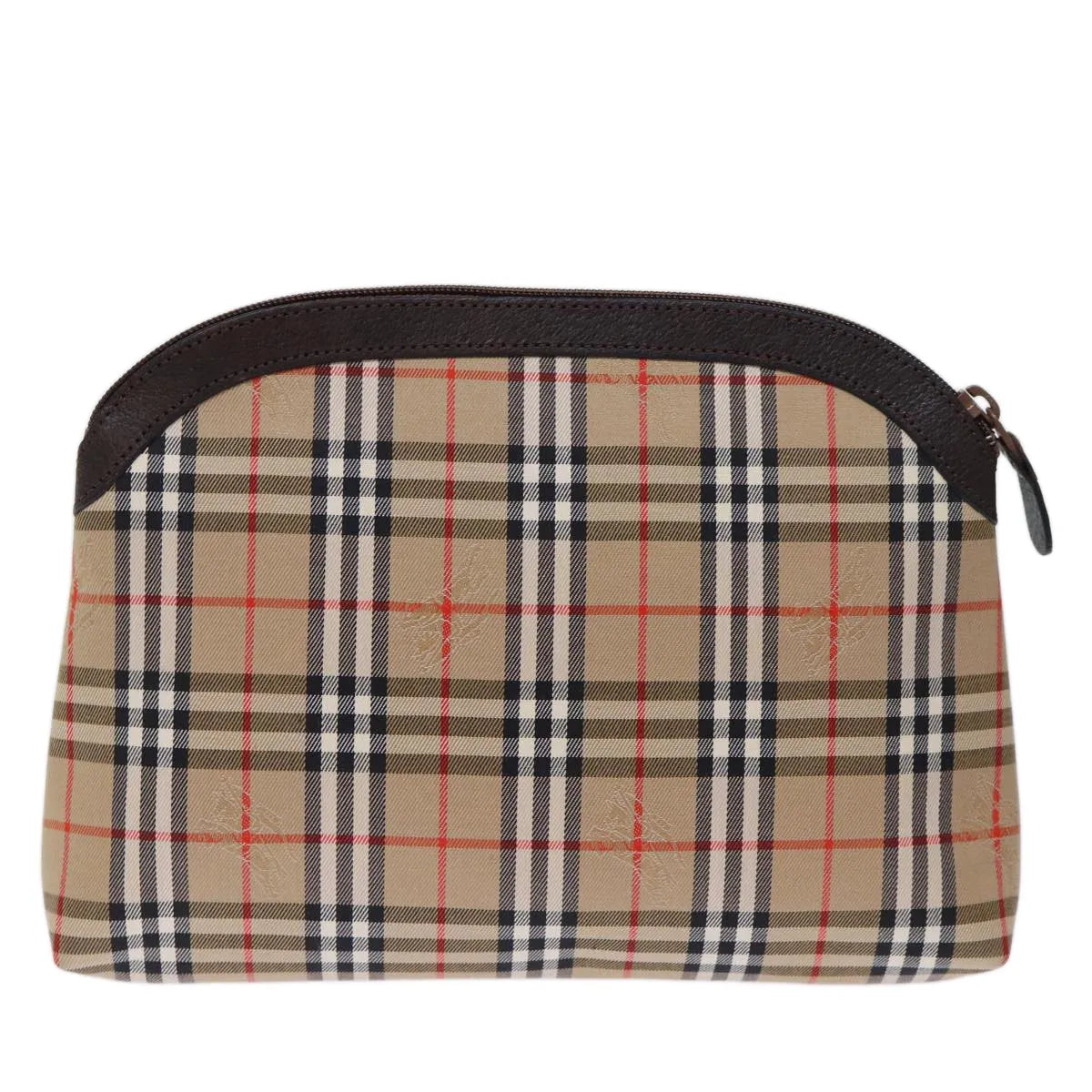 Burberry Nova check Pochette Canvas, Beige, Canvas, Clutch
