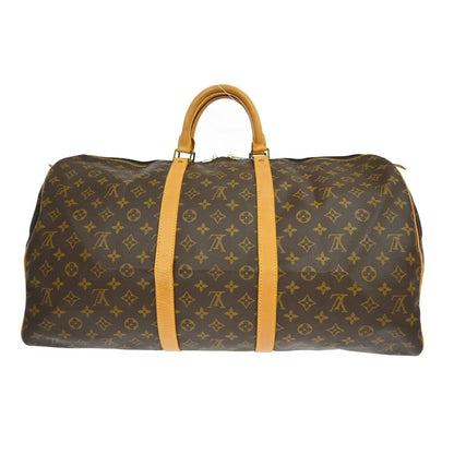 Louis Vuitton Barrel Keepall Fleur Monogram Vernis, Brown, Canvas, Handbag