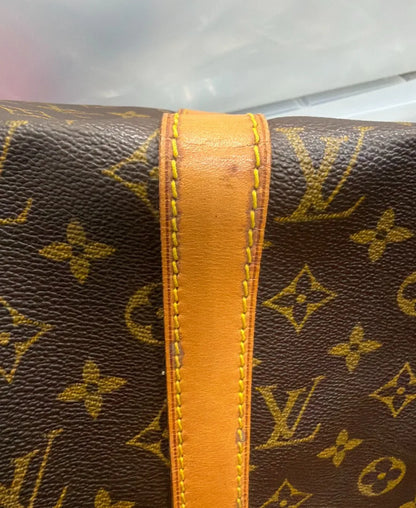 Louis Vuitton Keepall Monogram, Brown, Canvas, Travel Bag