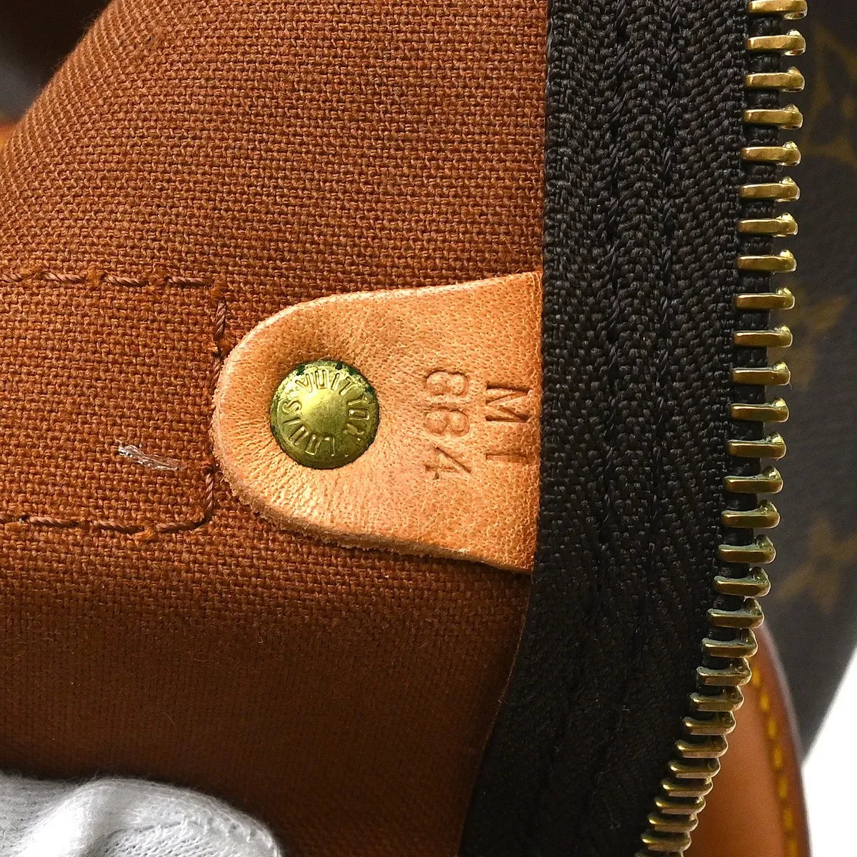 Louis Vuitton Keepall Monogram, Brown, Canvas, Travel Bag