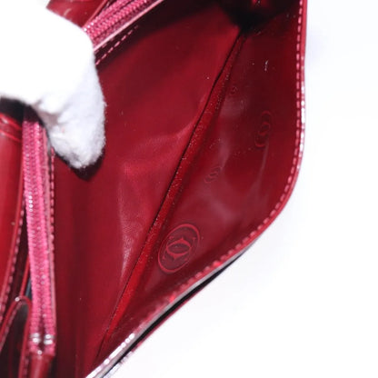 Cartier Happy Birthday Long Patent leather, Burgundy, Patent Leather, Wallet