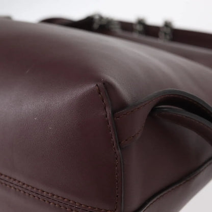 Fendi Back to School Leather, Burgundy, Leather, Backpack