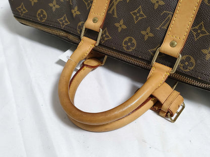 Louis Vuitton Keepall Monogram Canvas, Brown, Canvas, Travel Bag