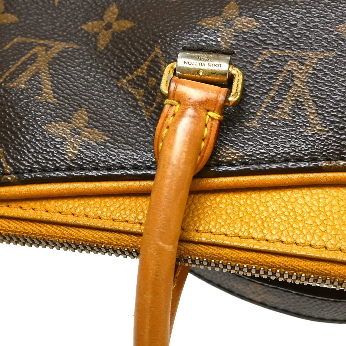 Louis Vuitton Pallas Tote Monogram Canvas with Leather, Brown, Canvas, Handbag