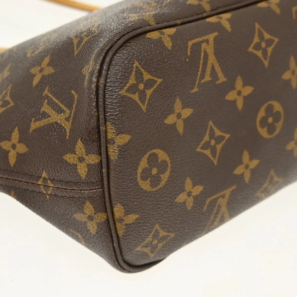 Louis Vuitton Neverfull Monogram, Brown, Canvas, Tote Bag