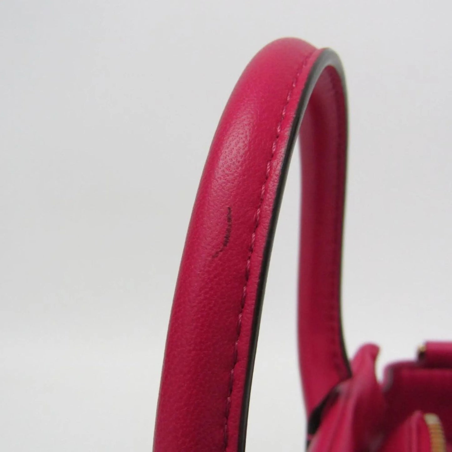 Valentino Garavani One Stud Top Handle Leather, Pink, Leather, Handbag