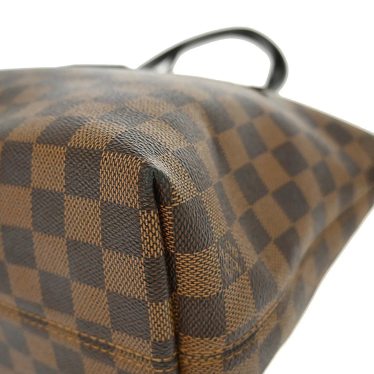 Louis Vuitton Iena Tote Damier, Brown, Canvas, Tote Bag