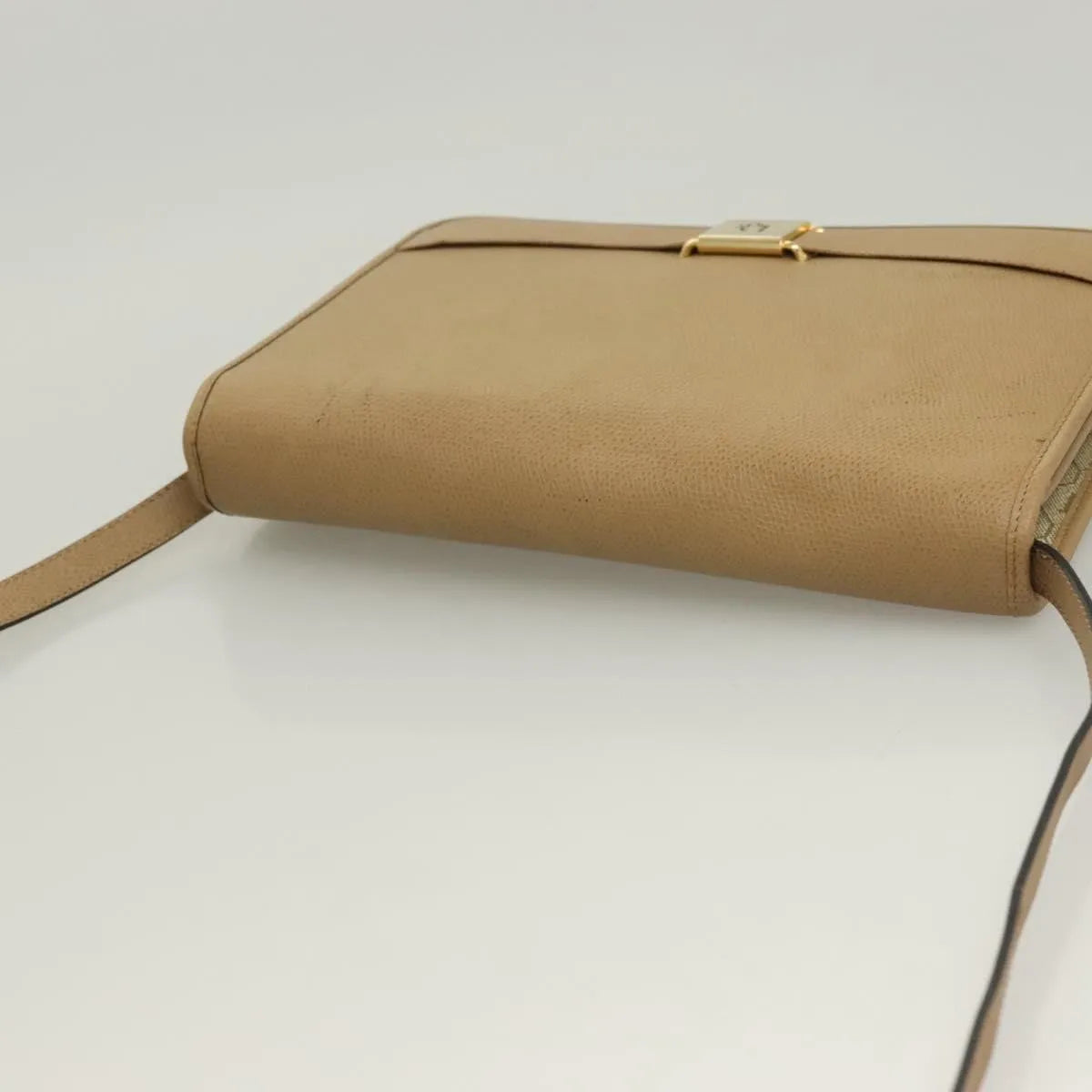 Christian Dior Vintage Leather, Beige, Leather, Shoulder Bag