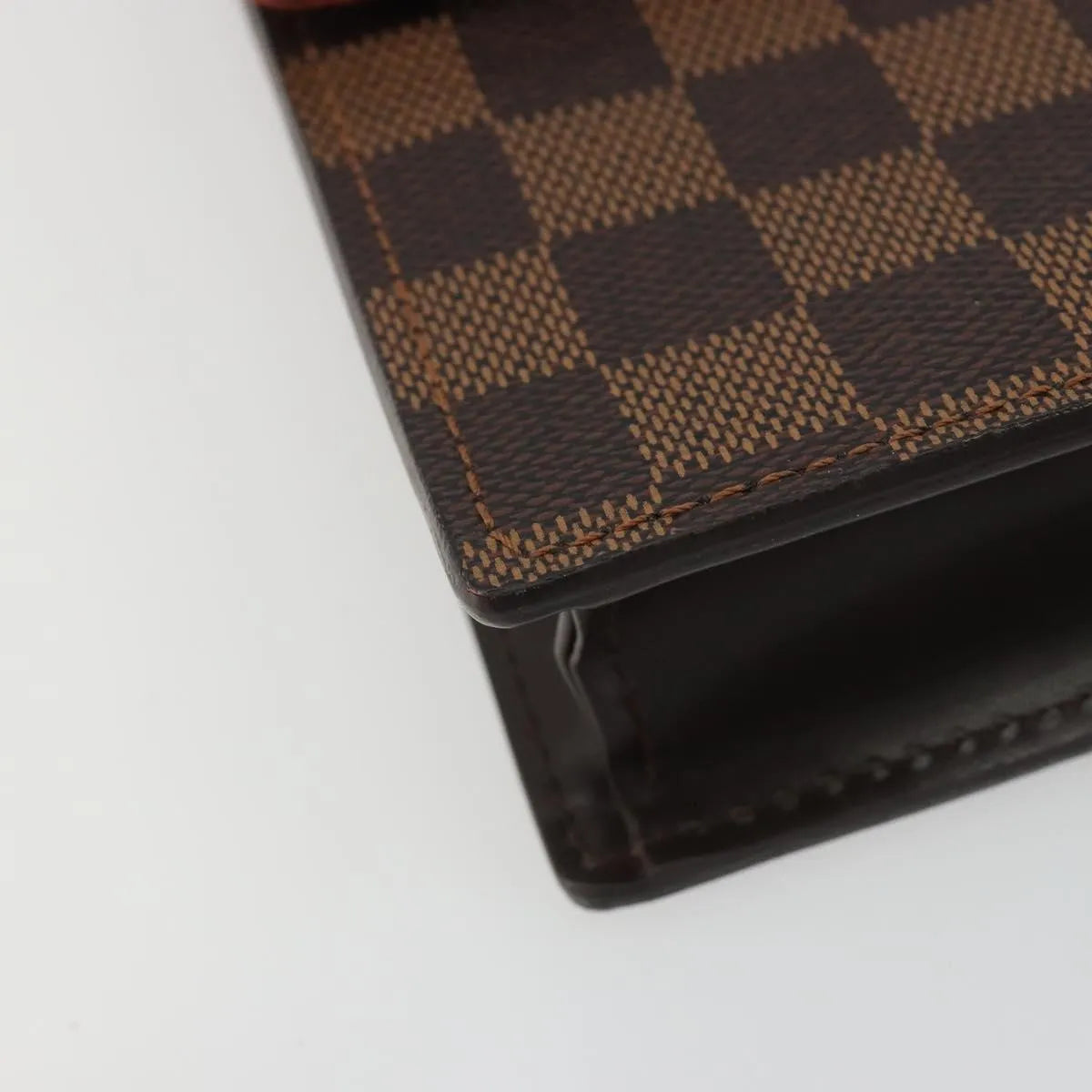 Louis Vuitton Portobello Messenger Damier, Brown, Canvas, Shoulder Bag