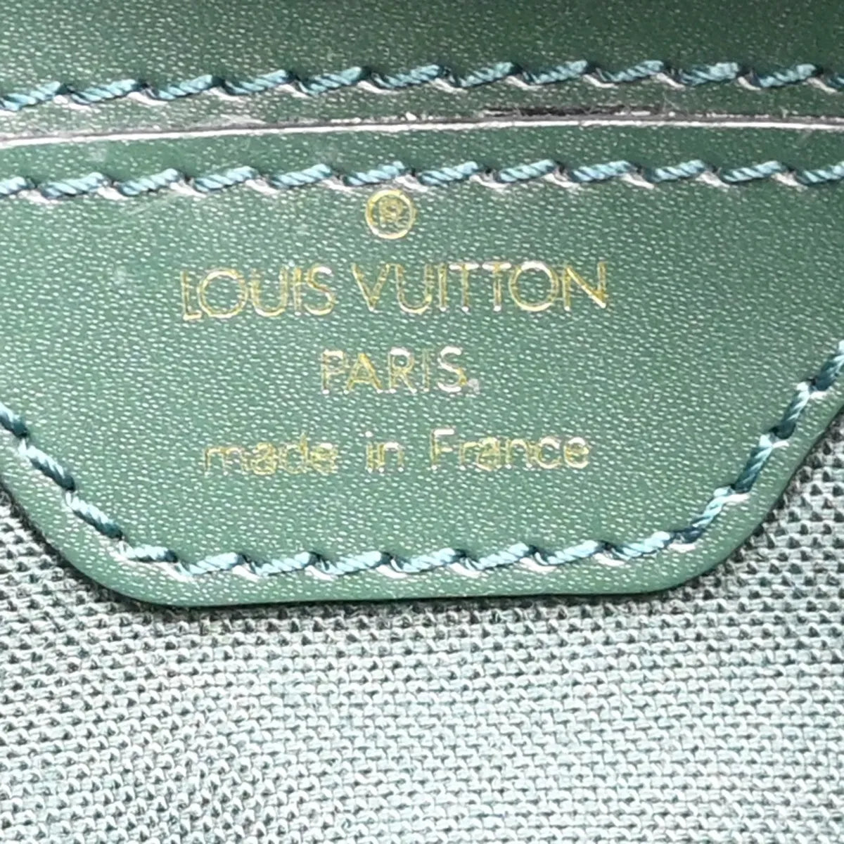 Louis Vuitton Reporter Taiga Leather, Green, Leather, Shoulder Bag