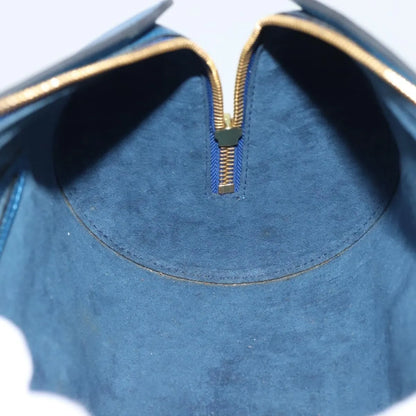 Louis Vuitton Soufflot Epi Leather, Blue, Leather, Handbag